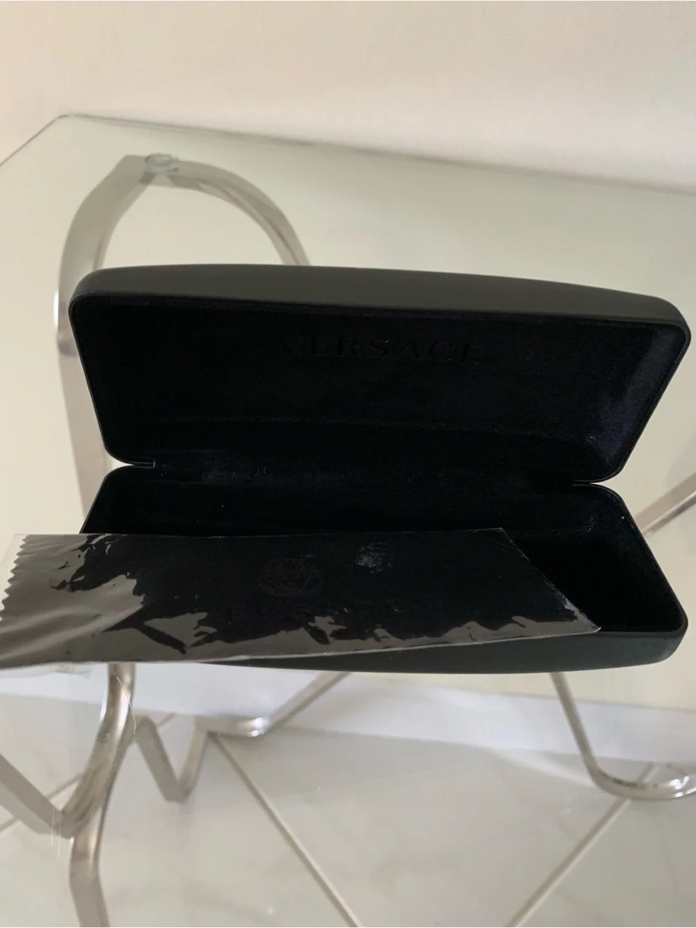 Versace eyeglasses case